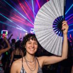 Festivalvifte sølvglimmer – funklende rave- & pride-tilbehør – Visning 2