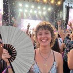 Festivalvifte sølvglimmer – funklende rave- & pride-tilbehør – Visning 4