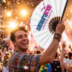 Festival-Fächer Hamburg Pride CSD in Weiß, Logo-Edition, Visning 4