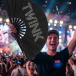 Festival Fan “TWINK” i sort – Rave & Pride statement – Visning 4