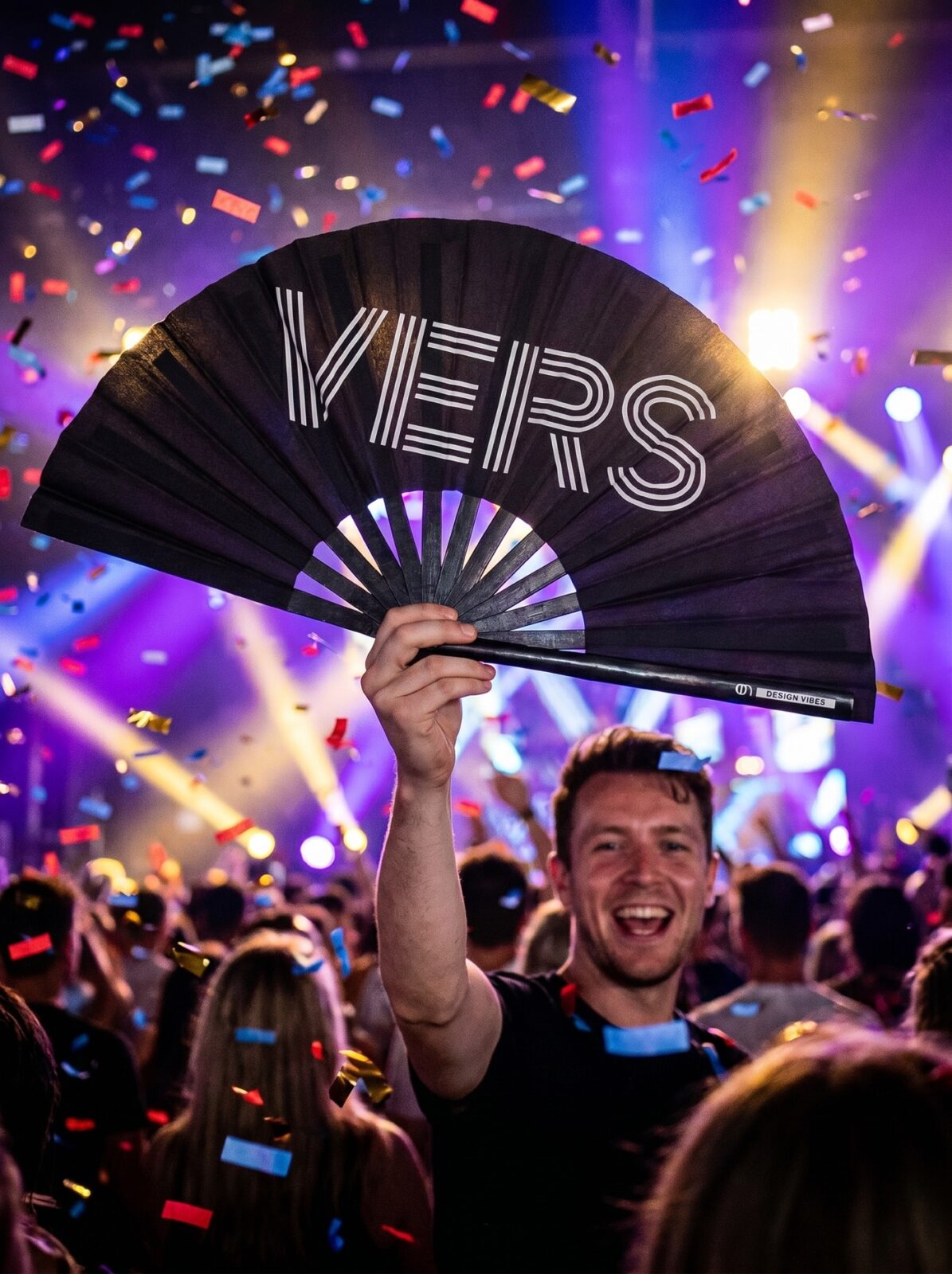 Festival Fan “VERS” i sort – statement til Rave & CSD – Visning 4