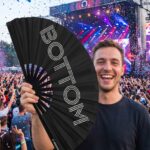 Festival Fan “BOTTOM” i sort – CSD & Rave accessoire – Visning 4