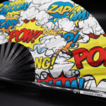 Festival Fan „ZAP BOOM POW” Gul, comic, rave & fest, Visning 8
