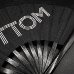 Festival Fans »BOTTOM« i sort, CSD- og rave-accessoire, Visning 6