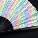 Festival Fans Holo Kristall Pastel til rave og festivaler, Visning 5