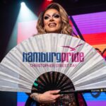 Festival-Fächer Hamburg Pride CSD in Weiß, Logo-Edition, Visning 5