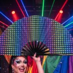 Festival Fans i mørkeblå med regnbuehjerter, CSD & Pride, Visning 5