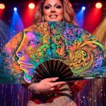 Festival Fan »Psychedelic Wirbel Bunt« til psytrance og goa, Visning 5