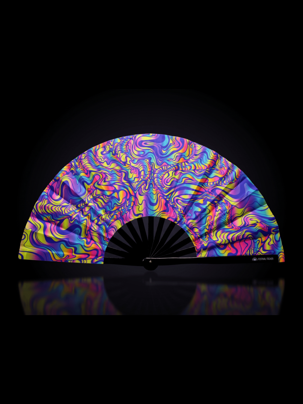 Festival Fan »Psychedelic Melt« i lilla til Goa & Psytrance