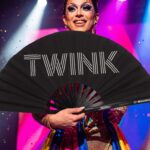 Festival Fan „TWINK“ i sort, Rave & Pride-statement, Visning 5