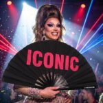 Festival Fans »ICONIC« i sort/lyserød, Rave Statement, Visning 5