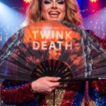 Festival Fan „TWINK DEATH“ – sort – til Techno og Rave, Visning 5