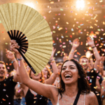 Festival Fans i guldglimmer til festivaler og fester, Visning 4