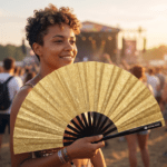 Festival Fans i guldglimmer til festivaler og fester, Visning 3