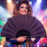 Festival Fans i ensfarvet sort til festivaler og hverdagen, Visning 5
